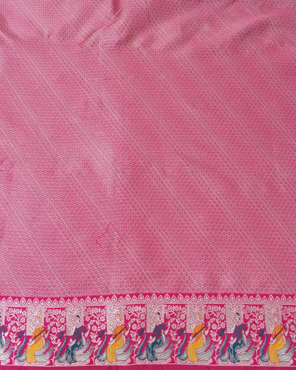 Mor_Peach_Pink_Jacquard_Silk_And_Kanjivaram_Silk_Premium_Saree_For_Women