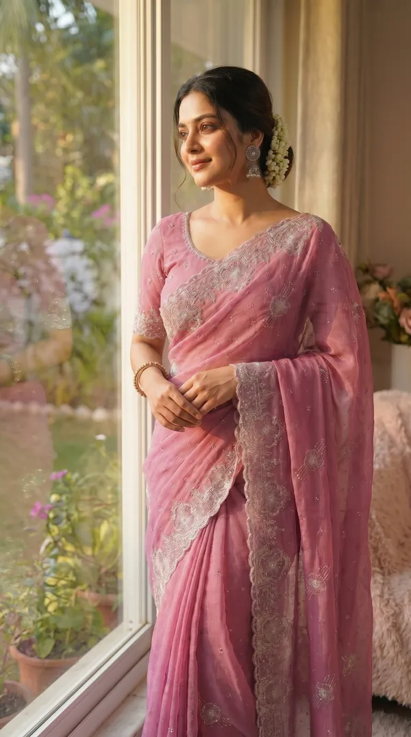 Pink_Vichitra_Premium_Saree_For_Women