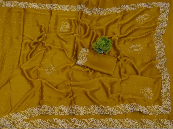 Mustard_Gold_Chinon_Premium_Saree_For_Women