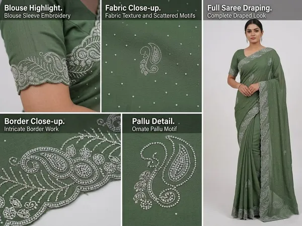 Pista_Green_Chinon_Premium_Saree_For_Women