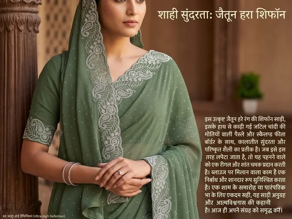 Pista_Green_Chinon_Premium_Saree_For_Women