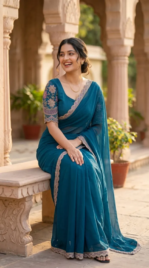Blue_Rangoli_Premium_Saree_For_Women