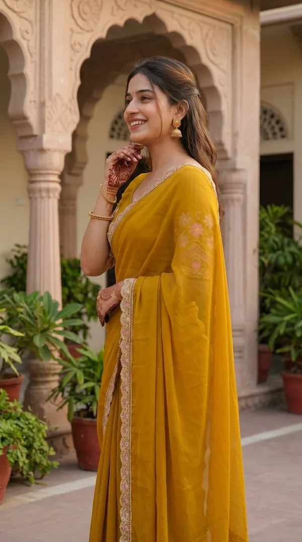 Yellow_Black_Rangoli_Premium_Saree_For_Women