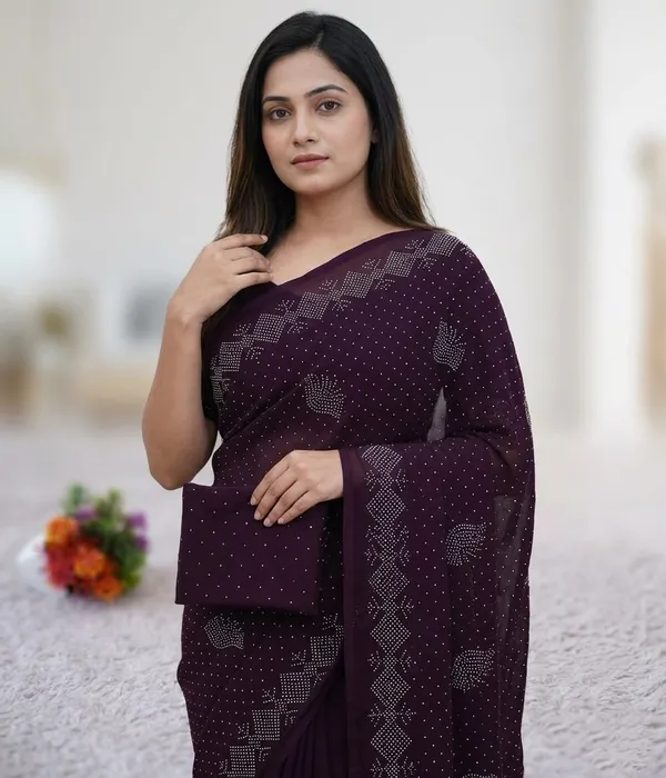 Deep_Purple_Vichitra_Premium_Saree_For_Women