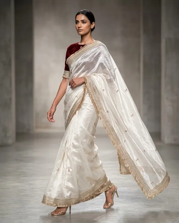 White_Fandy_Satin_Premium_Saree_For_Women