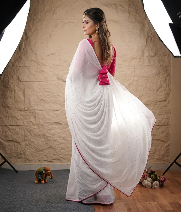 White_Pink_Vichitra_And_Mono_Banglori_Premium_Saree_For_Women