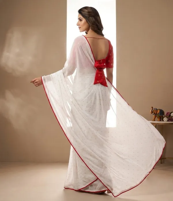 White_Red_Vichitra_And_Mono_Banglori_Premium_Saree_For_Women