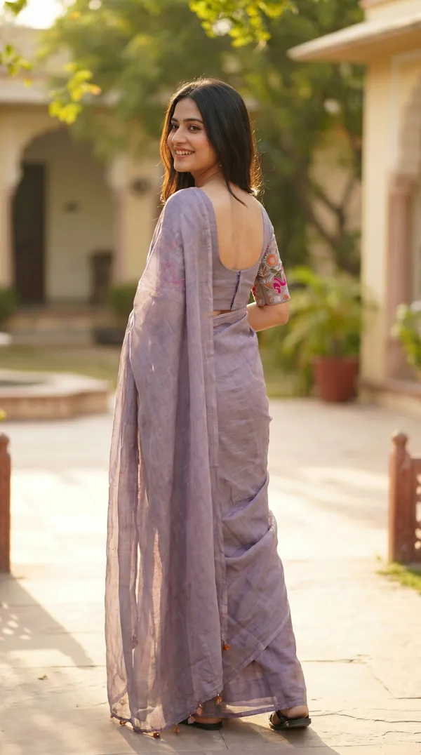 Lavender_Fandy_Chiffon_Satin_Premium_Saree_For_Women