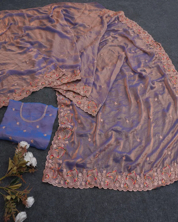 Lavender_Fandy_Chiffon_Satin_Premium_Saree_For_Women