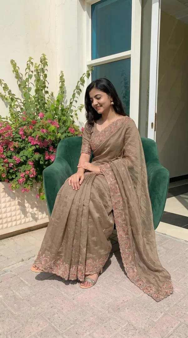 Taupe_Fandy_Chiffon_Satin_Premium_Saree_For_Women