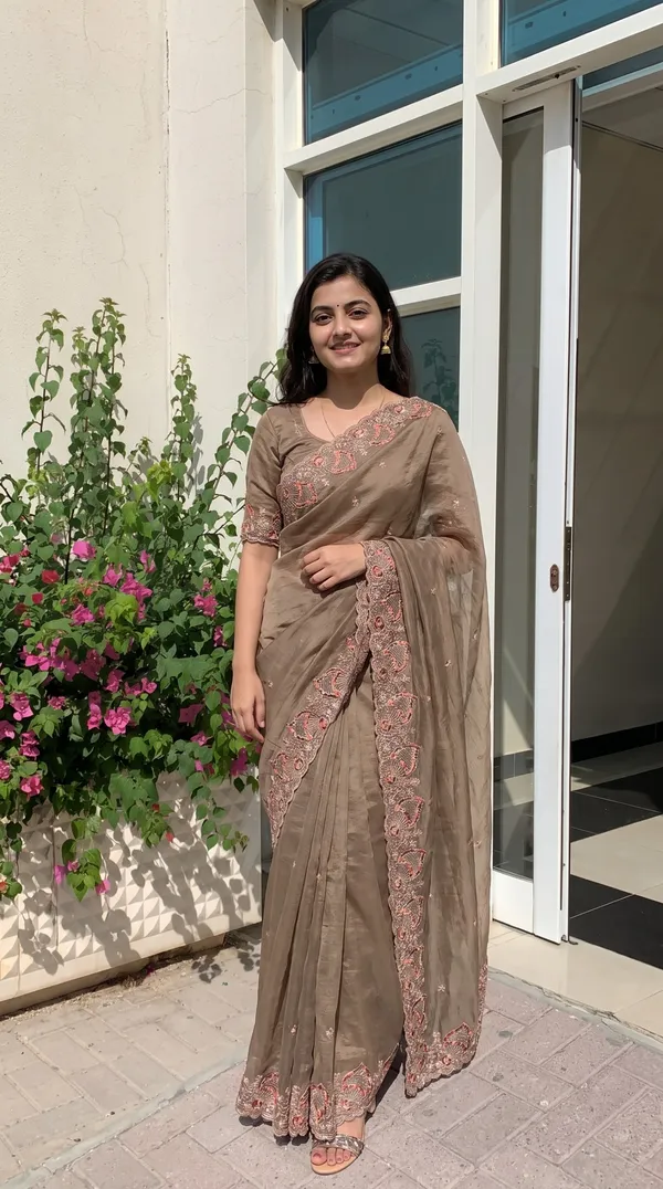 Taupe_Fandy_Chiffon_Satin_Premium_Saree_For_Women