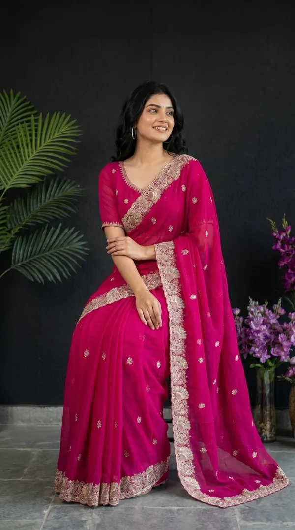 Magenta_Cresh_Rangoli_Premium_Saree_For_Women