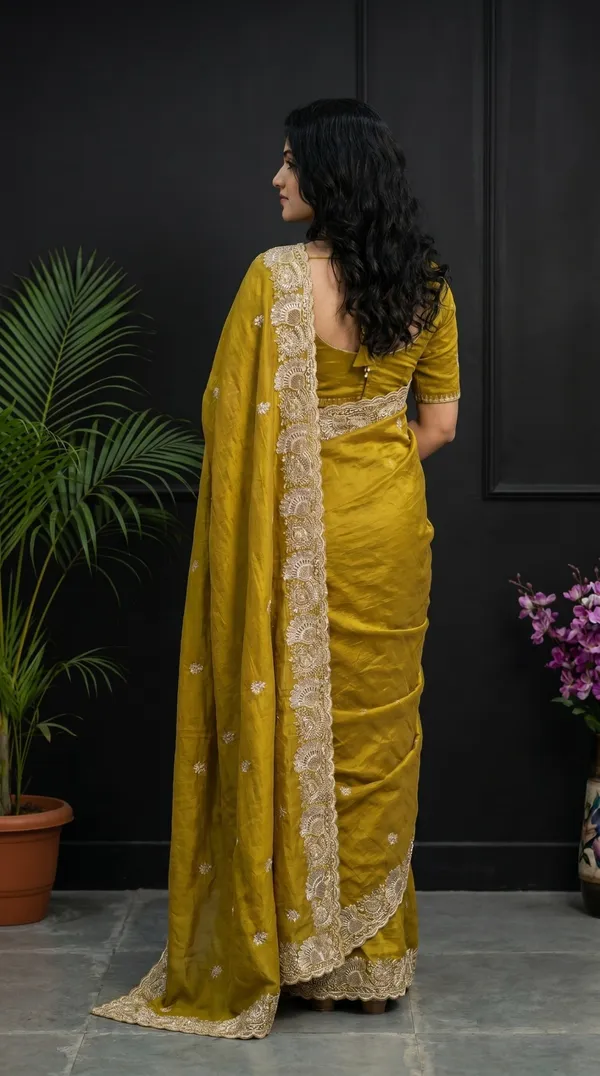 Mustard_Yellow_Cresh_Rangoli_Premium_Saree_For_Women