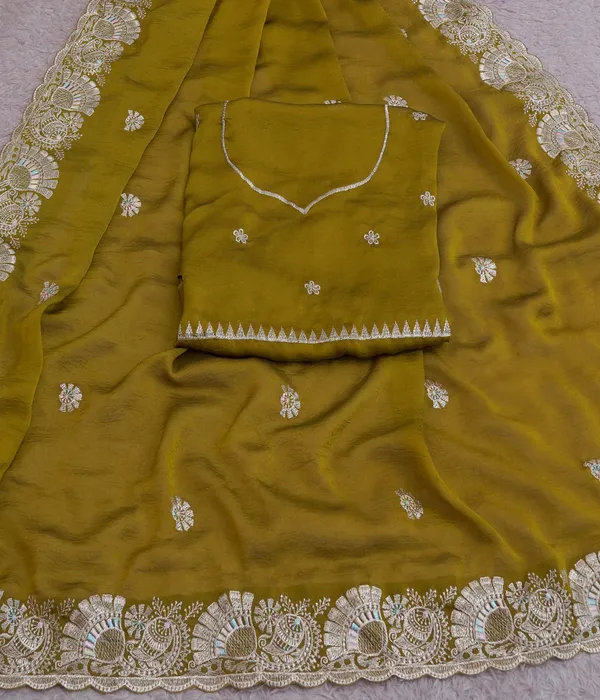 Mustard_Yellow_Cresh_Rangoli_Premium_Saree_For_Women