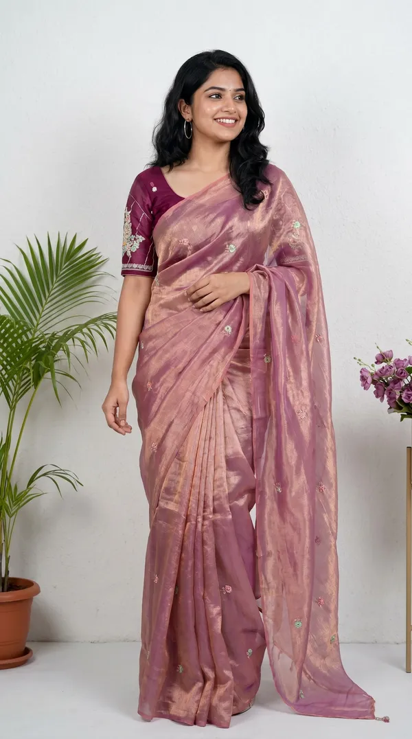 Dusty_Rose_Fandy_Chiffon_Satin_Premium_Saree_For_Women