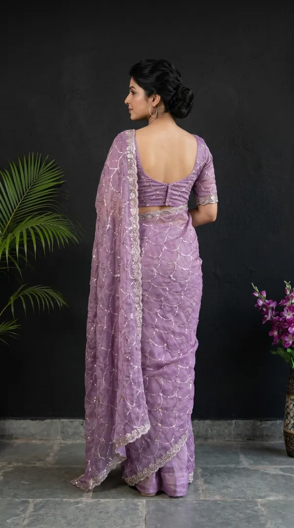 Lavender_Fandy_Satin_Premium_Saree_For_Women
