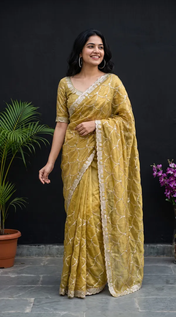Mustard_Fandy_Satin_Premium_Saree_For_Women
