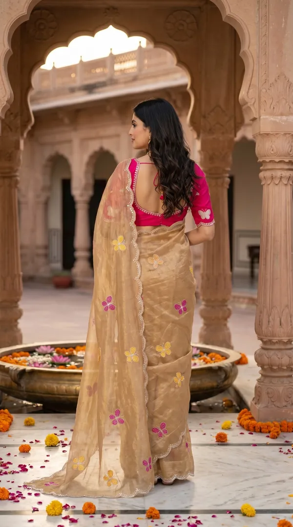 Beige_Fandy_Chiffon_Satin_Premium_Saree_For_Women