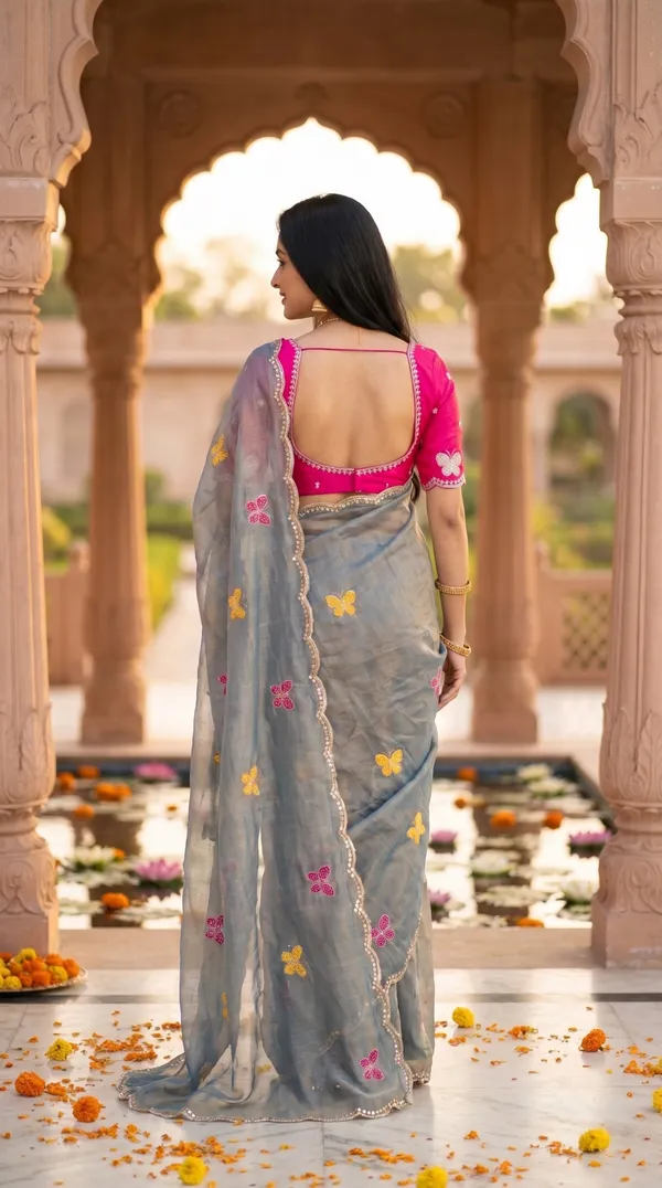 Grey_Fandy_Chiffon_Satin_Premium_Saree_For_Women