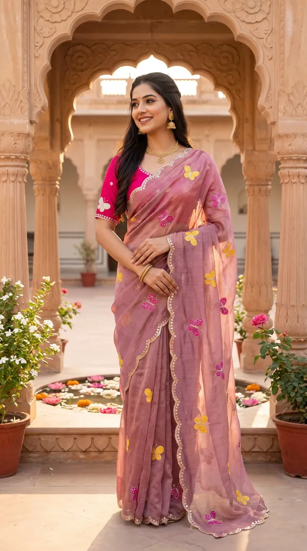 Pink_Fandy_Chiffon_Satin_Premium_Saree_For_Women