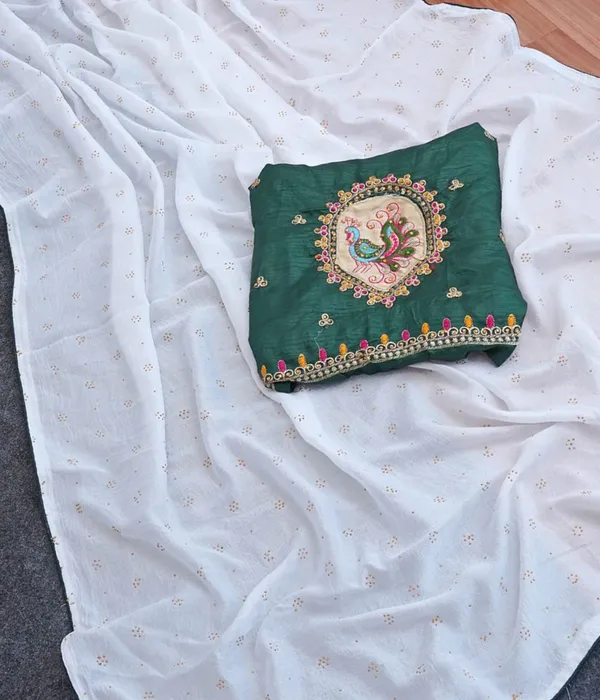 White_Green_Vichitra_And_Bahubali_Sana_Silk_Premium_Saree_For_Women