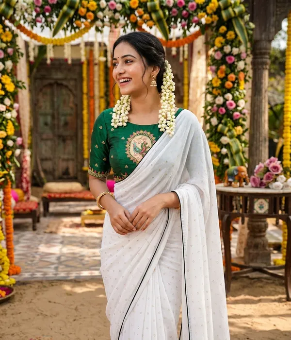 White_Green_Vichitra_And_Bahubali_Sana_Silk_Premium_Saree_For_Women
