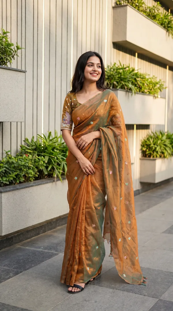 Light_Brown_Fandy_Chiffon_Satin_Premium_Saree_For_Women