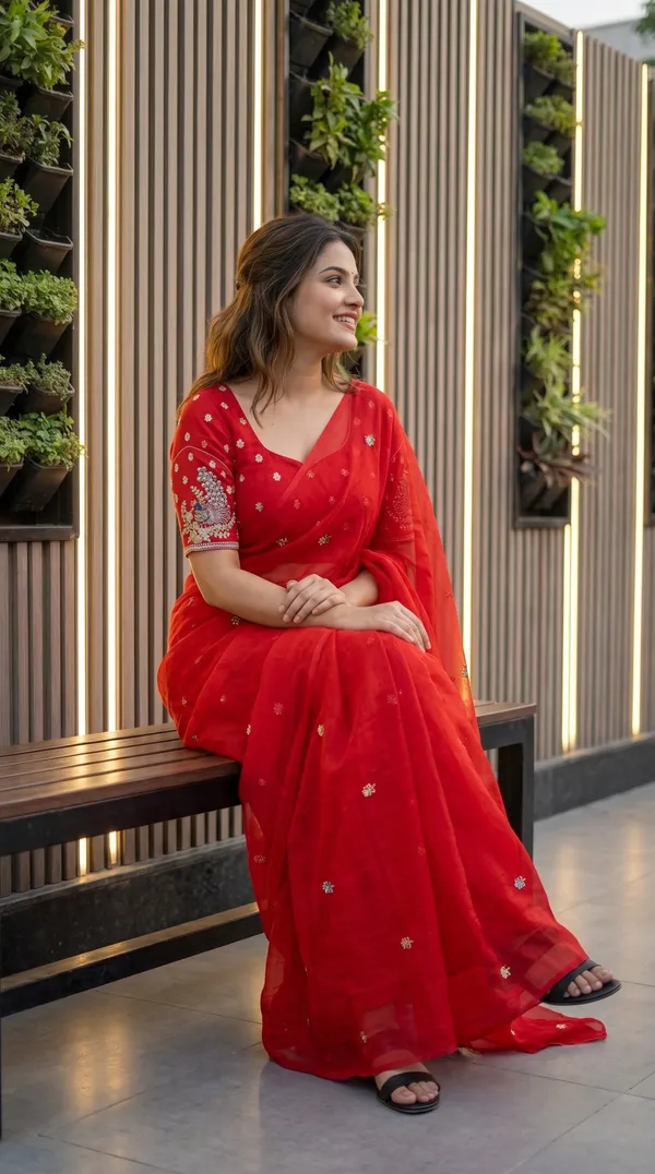 Red_Fandy_Chiffon_Satin_Premium_Saree_For_Women