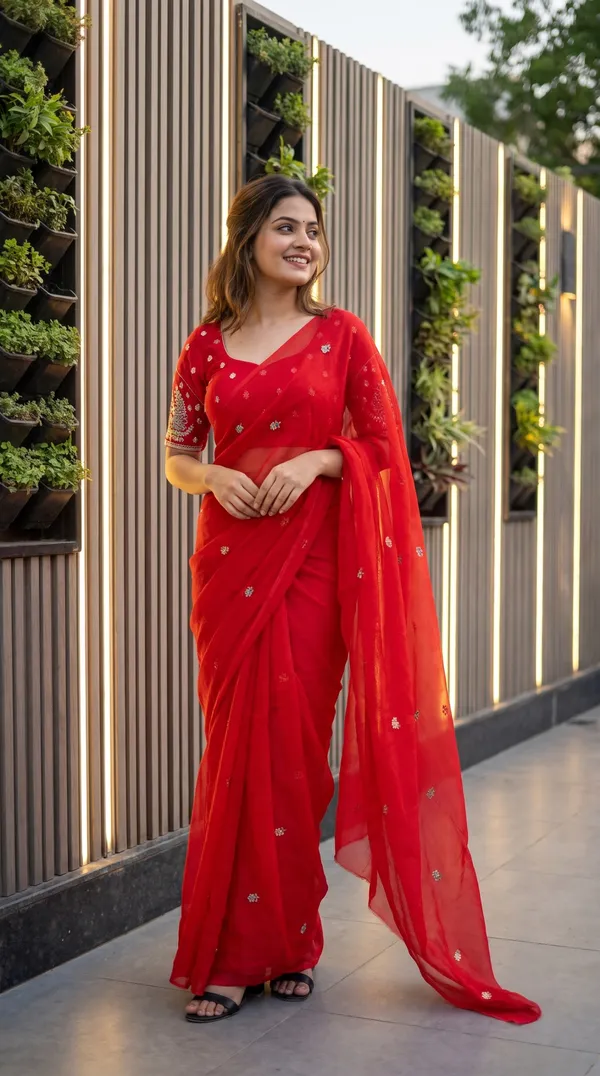 Red_Fandy_Chiffon_Satin_Premium_Saree_For_Women