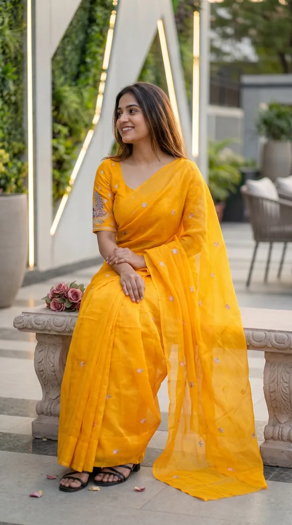 Yellow_Fandy_Chiffon_Satin_Premium_Saree_For_Women