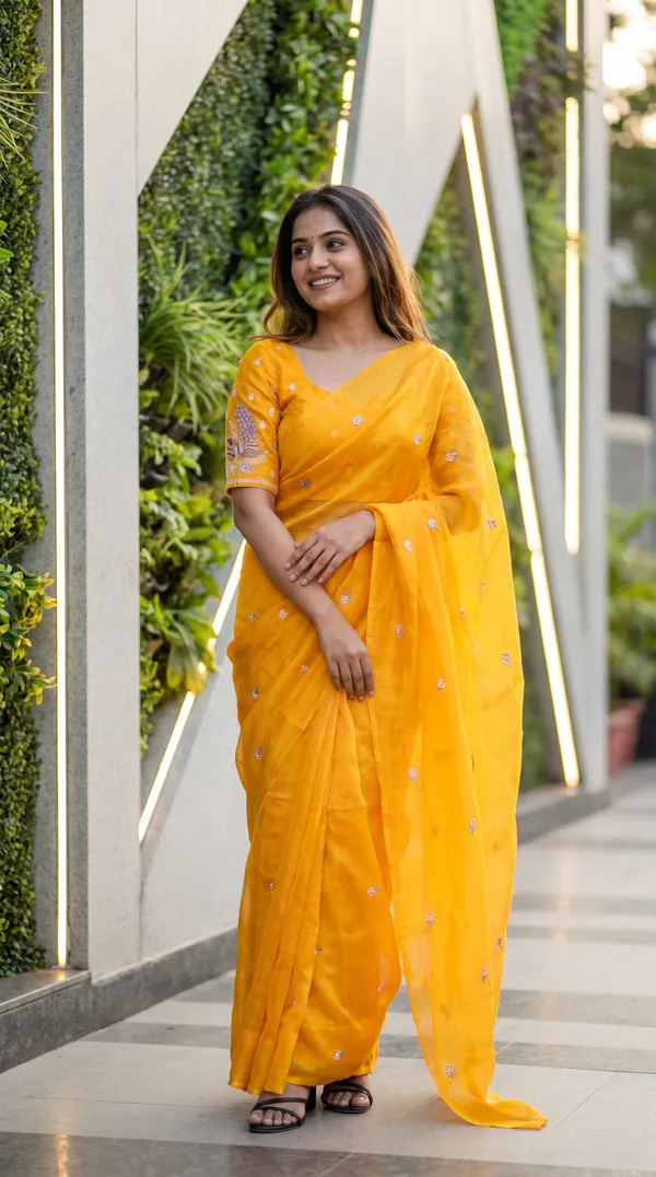 Yellow_Fandy_Chiffon_Satin_Premium_Saree_For_Women