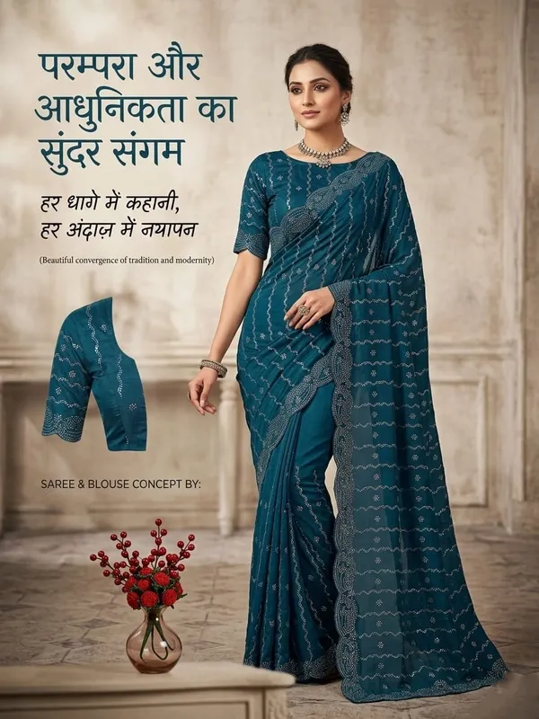 Mor_Peach_Fandy_Chiffon_Satin_Premium_Saree_For_Women