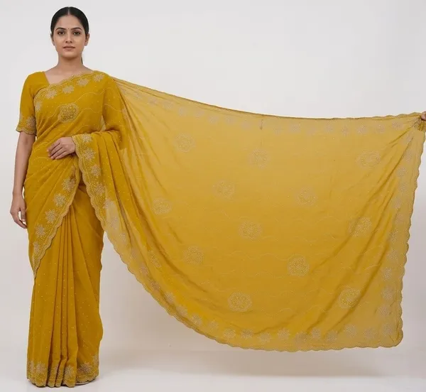 Gold_Vichitra_Premium_Saree_For_Women