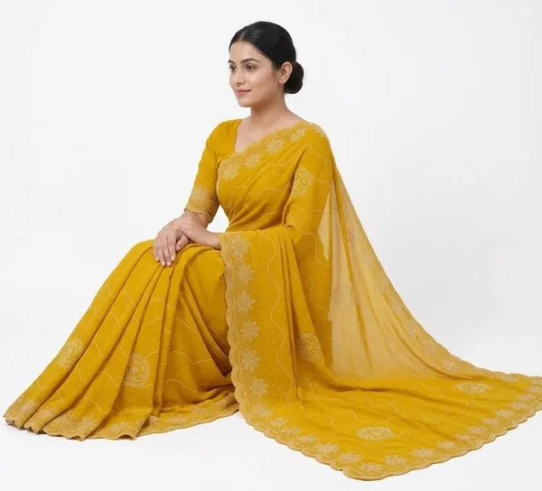Gold_Vichitra_Premium_Saree_For_Women