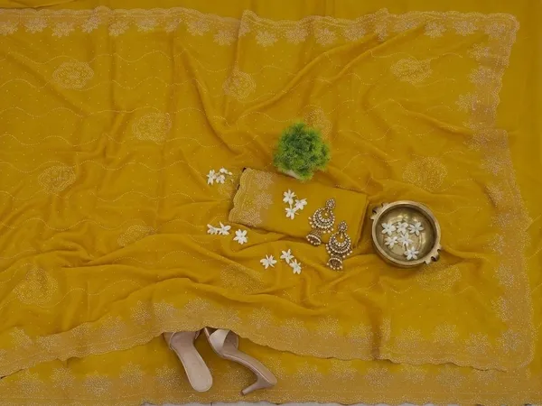 Gold_Vichitra_Premium_Saree_For_Women