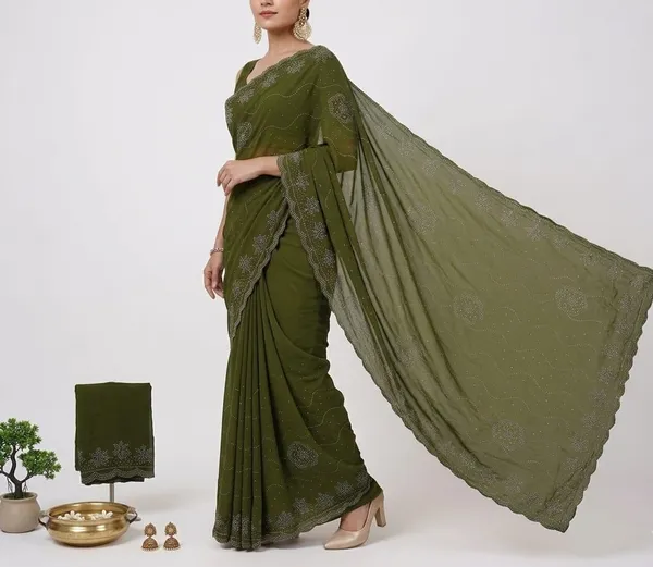 Mehendi_Vichitra_Premium_Saree_For_Women