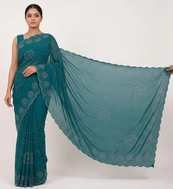 Teal_Vichitra_Premium_Saree_For_Women