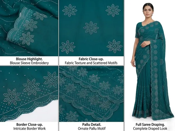 Teal_Vichitra_Premium_Saree_For_Women