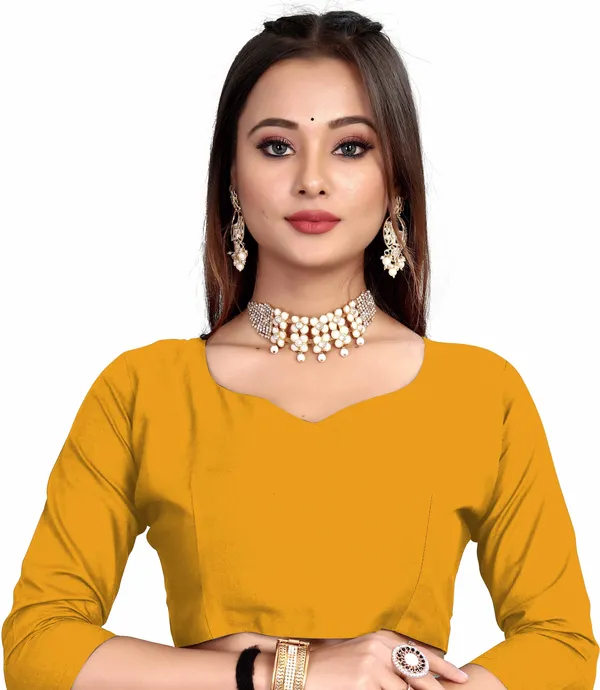 Yellow_Georgette_Premium_Saree_For_Women