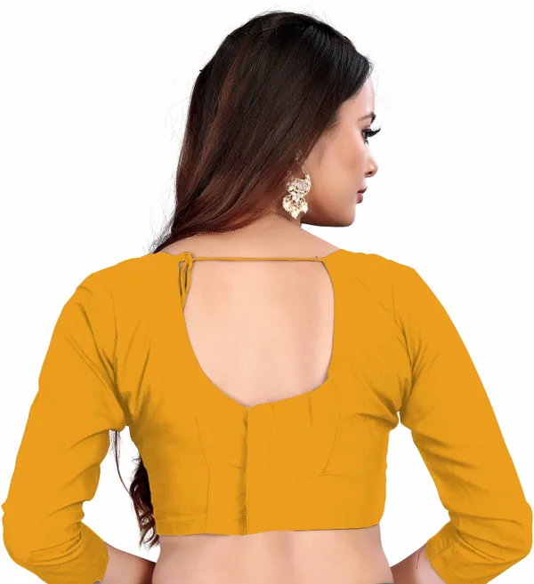 Yellow_Georgette_Premium_Saree_For_Women
