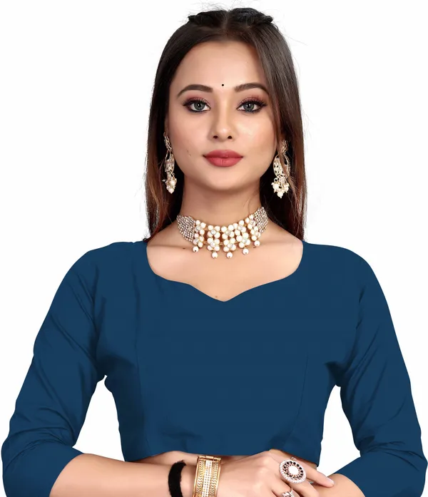 Blue_Georgette_Premium_Saree_For_Women
