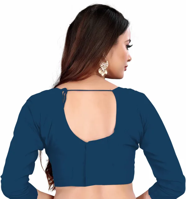 Blue_Georgette_Premium_Saree_For_Women