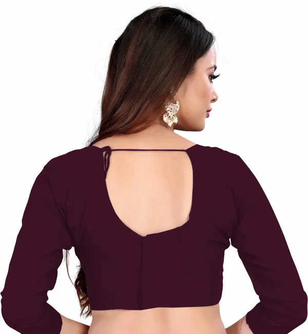 Maroon_Georgette_Premium_Saree_For_Women