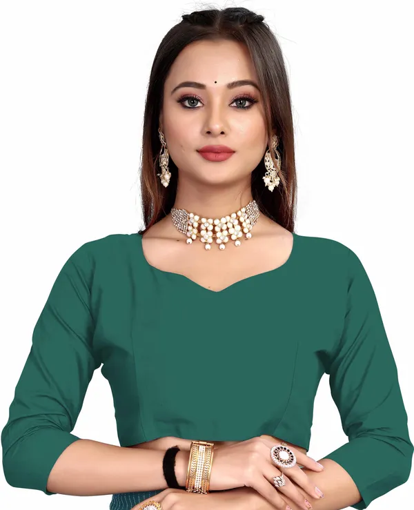 Green_Georgette_Premium_Saree_For_Women