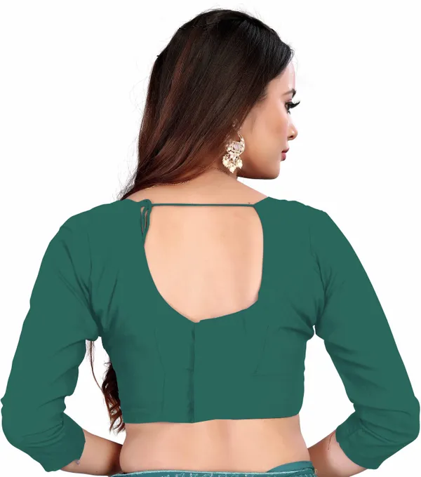 Green_Georgette_Premium_Saree_For_Women