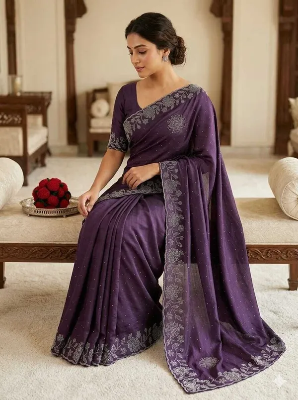 Purple_Chiffon_Premium_Saree_For_Women