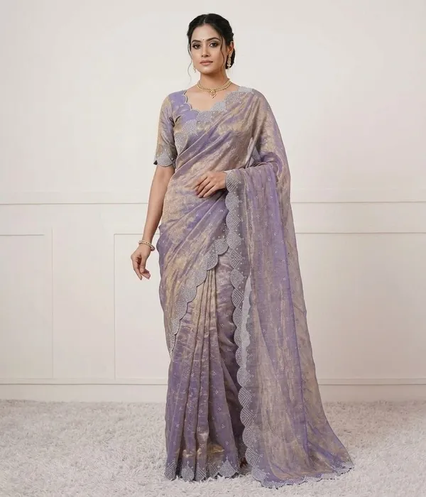 Purple_Satin_Premium_Saree_For_Women