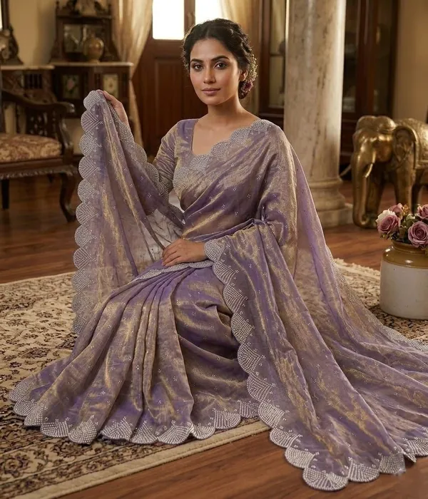 Purple_Satin_Premium_Saree_For_Women