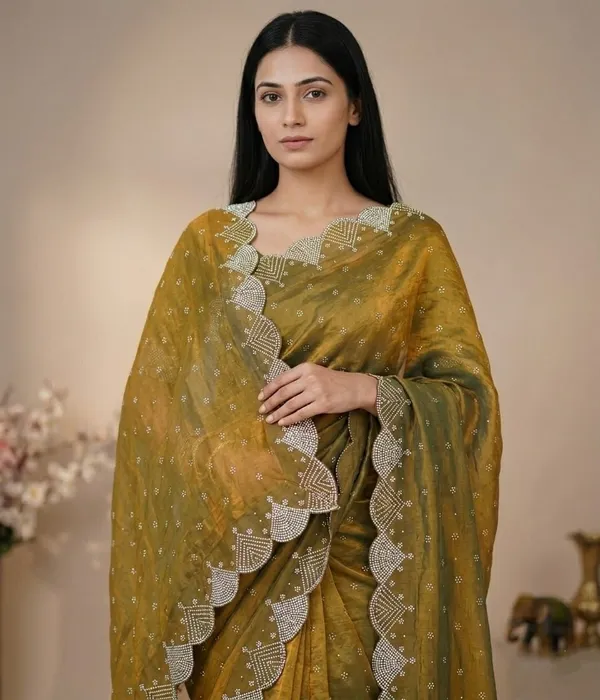Mustard_Satin_Premium_Saree_For_Women