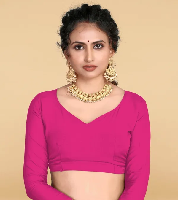 Pink_Polyester_Premium_Saree_For_Women